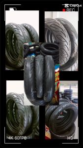 ยางนอกขอบ 14 เรเดียล ไม่ใช้ยางใน ยางเปอร์เซ็น PCX Click รุ่นอืื่นๆ  เกรดA มิชลิน ไออาร์ซี คาเมล ดันลอป