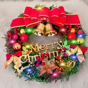 30/40cm Christmas Wreath Christmas Decorations Christmas Tree Door Frame Decorations
