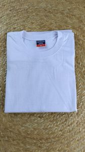 Active Life Plain White T-Shirt for Men & Women | Cotton Round Neck | Soft & Comfortable