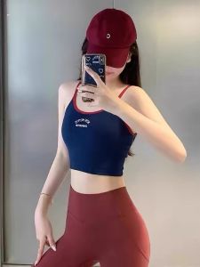 Integrated Padded Sports Bra for Yoga Pilates and Fitness