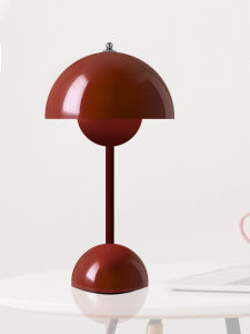 YAFULUODI | Red Decorative Wedding Table Lamp Pair Retro Style