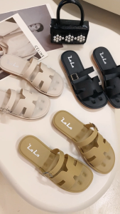 LALA H-Strap Non Slip Rubber Sandals For Glamorous Casual Ocassions For Women (+1 SIZE)