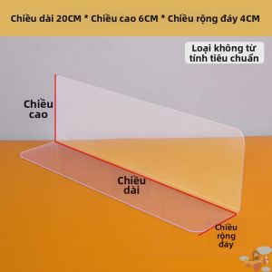 HUIJINGYUN | Vách Ngăn Kệ PVC Dạng L Có Từ