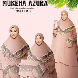 Mukenah Azura Berlengan + Free Tas