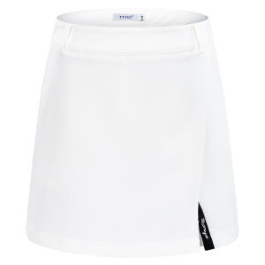 Spring Summer Womens Golf Skirt Elastic Slim Ladies Mid-Waist Golf Sportswear Badminton Breathable Split Tennis Shorts Skirts