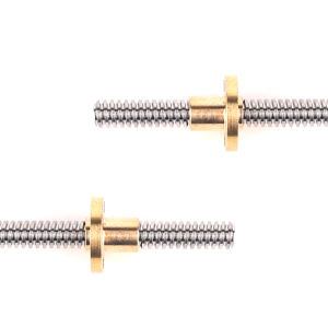 หมุดเกลียวเหล็กสแตนเลสสำหรับเครื่องพิมพ์ 3D พร้อมหัวเกลียวเหล็กสแตนเลสและหัวเกลียวทองแดง ขนาดต่างๆ