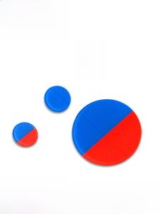 Acrylic Cold And Hot Stickers Water Temperature Identification Labels for Hotel And Motel Faucets Red Blue Acrylic Signboards