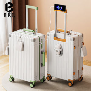 New 2025 Fashion Anti-Explosion Zipper Luggage 24 Inch Carry-On Suitcase 26 Inch Password Box 28 Inch Travel Suitcase