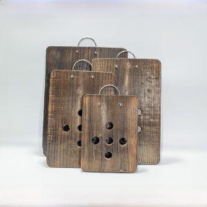 Carbonized Solid Wood Backboard Wall Hanging Board Deer Antler Fern Plant Wall Art Decorative Board Dendrobium Butterfly Orchid