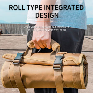 Brifit Túi đựng dụng cụ đa chức năng 6 túi độc lập Túi đựng cờ lê lớn Túi cuộn Túi đựng dụng cụ Túi xách có khóa kéo Vải Oxford dày Chống đục lỗ Chống trầy xước và Chống xuyên thấu Thích hợp để đựng Dụng cụ điện và Dụng cụ cầm tay