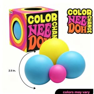 New Schylling deedoh extrude Color Change Sensory Stress Relief Balls Relief Relieves Anxiety Fidget Squishy Toy bind box Gift