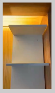 HomeVibe Wall Rack Hanging Display Rack Bookshelf Shelf Wall Mounted Wood Shelves For Wall Rack