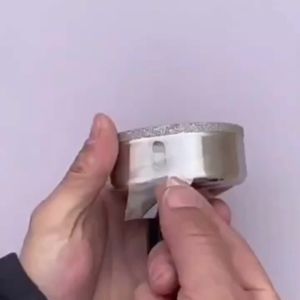 Bộ 10 Mũi Khoan Lỗ Phủ Kim Cương Dành Cho Kính Đá Cẩm Thạch Gạch - Dụng Cụ Mở Lỗ Kính Với Độ Cứng Trung Bình Dùng Cho Cải Tạo Nhà Cửa