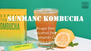 [SUNMANC] Kombucha 5g*10sticks (6 flavors) / sugar-free low calorie diet tea Korean Kombucha probiotics vitamin C dietary fiber powdered drink mixes