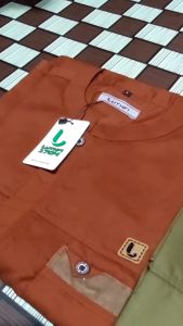 BAJU KOKO KURTA DEWASA LENGAN PENDEK MODEL HEDLONG MOTIF POLOS KATUN TOYOBO BRANDED BRANDED LUTHFI MUSLIM WEAR