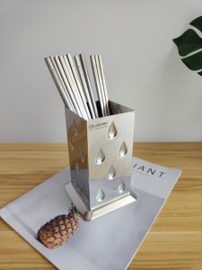 Hộp Đựng Đồ Ăn Bằng Thép Không Gỉ Hình Vuông Dày Đựng Thìa Đũa Thìa Giá Để Đồ Ăn Đựng Đồ Ăn Một Lớp