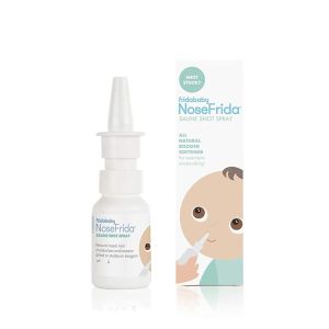 NoseFrida Nasal Spray - Natural Sea Salt Saline Solution (2 PACK)