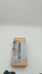 KM-1903 Trimmer Wajah & Badan Waterproof - Pencukur Listrik Digital LCD untuk Pria & Wanita