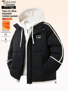TUCANO | Thickened Warmth False Two-Piece Cotton Coat