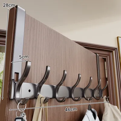 evesigar | Door Mounted Hook Rack No Drilling Required
