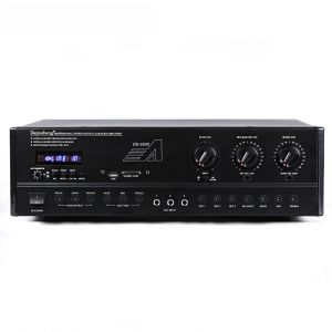 DePusong DS2000 High Power Bluetooth Home Audio System Set Anti-howling KTV Family Karaoke Sound Box HiFi Amplifier