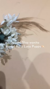 Sandal Slop Jelly Wanita Empuk Model Baru Lucu Puppy - 2252B 36/41