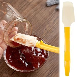 Silicone Cream Baking Spatula Cutter Heat-resistant Non-stick Butter Scraper Mini Utensils for Mixing Jam Cake Kitchen Tools