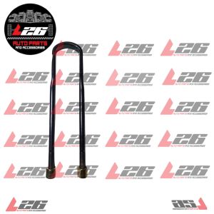 L26 Flat Semi Round Shaped for Isuzu TD Rear U-BOLT WITH NUT (Thick 24mm/ width 105mm/length varies sizes)