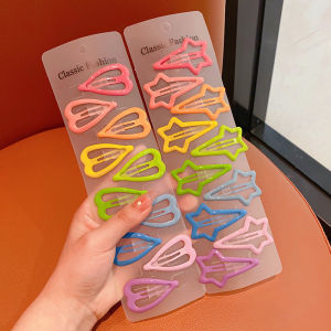 Korean Style Baby Girl Hair Accessories Side Bangs Clip Safe for Hair Star Bubble Galaxy Brand Children Summer Hair Decorations