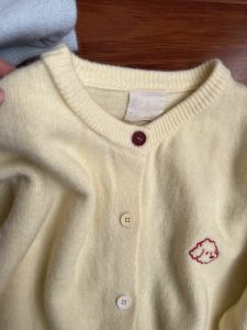 Autumn 2025 New Style Womens Soft Casual Dog Embroidery Sweater Jacket Age-Defying Knitted Outerwear Comfortable Long Sleeve