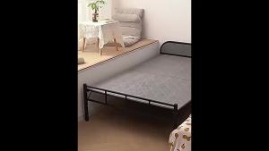 Super Single Bed Frame Queen Queen Size Bed Frame Single Metal Bed Frame Single Home Simple Bed Office Siesta Appliance 单人床