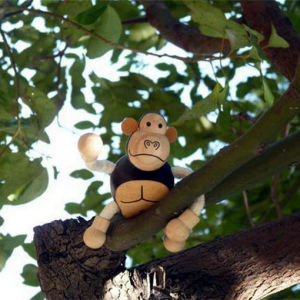 Moveable Jointed Wooden Animal Toy