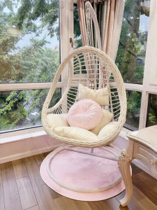 ST MIRREN | Hanging Rattan Single Chair For Bedroom/Balcony
