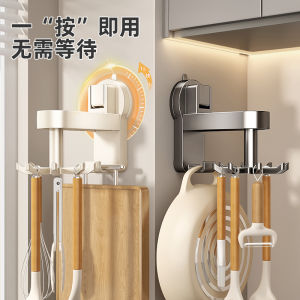 ตู้ครัวแบบหมุนได้ ทำจากอะลูมิเนียมอวกาศ ไม่ต้องเจาะผนัง จัดระเบียบตะเกียบและช้อนได้อย่างมีประสิทธิภาพ