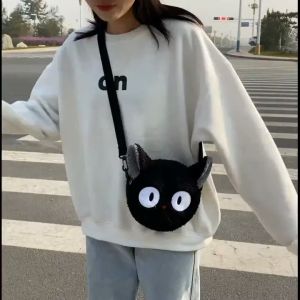 Just Star ⚡จัดส่งฟรี สินค้าพร้อมส่ง⚡กระเป๋าสะพายไหล่แฟชั่นของเด็กกระเป๋าคนส่งเอกสารผ้ากำมะหยี่น่ารัก