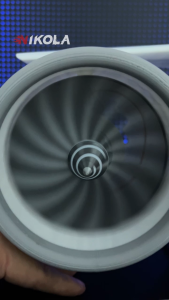 NikolaToy™ Creative desktop JetFan - equipped with a humidifier and red tail lights