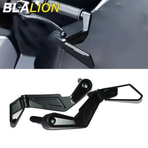BLALION Xe Máy Tay Cầm Chiếu Hậu Phanh Ly Hợp Đòn Bẩy Bảo Vệ Cho Kawasaki YAMAHA KTM Đen Đa Năng Cặp