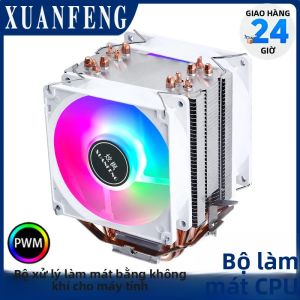 Quạt Làm Mát CPU XUANFENG Cho Bộ Xử Lý X79 X99 2/4/6 Ống Dẫn Nhiệt 4pin/PWM Tương Thích Với LGA2011-3 2066 115x 1200 1700 AMD AM4 AM5 - Quạt Tháp Máy Tính