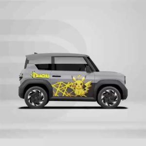 Tem dán xe VF3 - Decal Sticker dán xe - Ds Decal- 2 bên-DsDecal