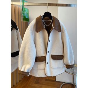 YEBO | Extra Large 300 Pounds Reversible Faux Fur Coat Winter Warm Jacket