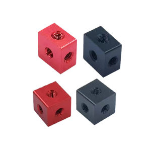 หกด้าน NUT M3 M4 M5 M6 M8 M10 อลูมิเนียม FIXED BLOCK อะคริลิค Quad สามด้านคงที่ NUT หมุนกล่องไฟอุปกรณ์เสริม