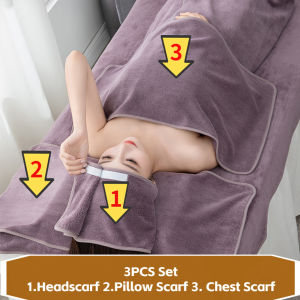 Bộ Khăn Tắm Coral Fleece 3 Món Chuyên Nghiệp Cho Phòng Làm Đẹp Khăn Quấn Đầu Chăm Sóc Da Khăn Tắm Lớn Khăn Quấn Mặt