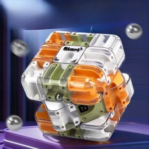 3D Maze Magic Cube Puzzle Toy Labyrinth Rolling Ball Magic Cube Release Stress Autism Anxiety Kids Relief Anti-Stress toys