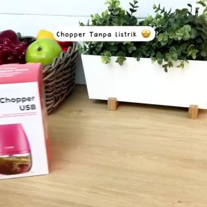 HOT PROMOCHOPPER Portable CYPRUZ CR-0087 Kapasitas 300ML Penggiling bumbu