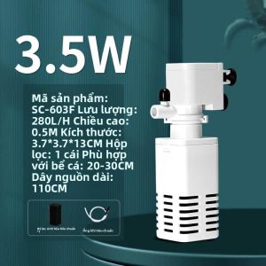 MOMIAN | Bộ Lọc Hồ Cá Làm Sạch & Bổ Sung Oxy 3-trong-1