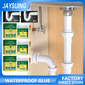 Jaysuing lớp phủ chống thấm keo đại lý trong suốt vô hình dán keo với bàn chải dính sửa chữa mái nhà phòng tắm trong suốt không thấm nước keo vô hình keo đại lý dán leakproof sửa chữa Gel cho tường bệt vệ sinh phòng tắm sàn