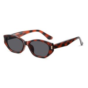 Retro 2025 Womens Sunglasses Polarized Cat Eye Fashionable Trendy Girls Sun Glasses for round Faces Tortoiseshell Design