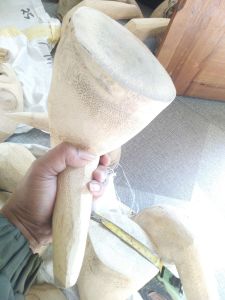 Ulekan Akar Bambu UKURAN SUPER JUMBO diameter 13 cm tinggi 17 cm sampai 18 cm [LIMITED STOCK]