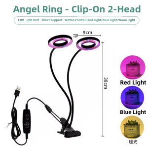 NIOYE | Full Spectrum Sun-like Grow Light Plant Lighting Timer Clip