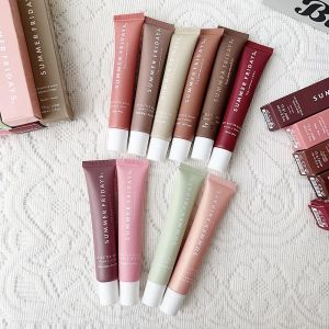 เซ็ตลิปบาล์มมินิลิปกลอสแฟชั่นสุดฮอตสำหรับวันศุกร์ฤดูร้อน ใหม่ ชุ่มชื้น โปร่งแสง เรียบเนียน ลิปสติกแบบหลอดพร้อมกระจก แต่งริมฝีปาก